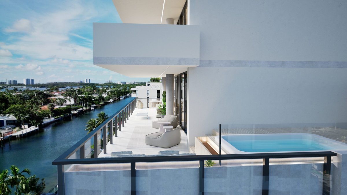 Aire Residences Boutique — luxury pre-construction condos in Bay Harbor Islands, Miami